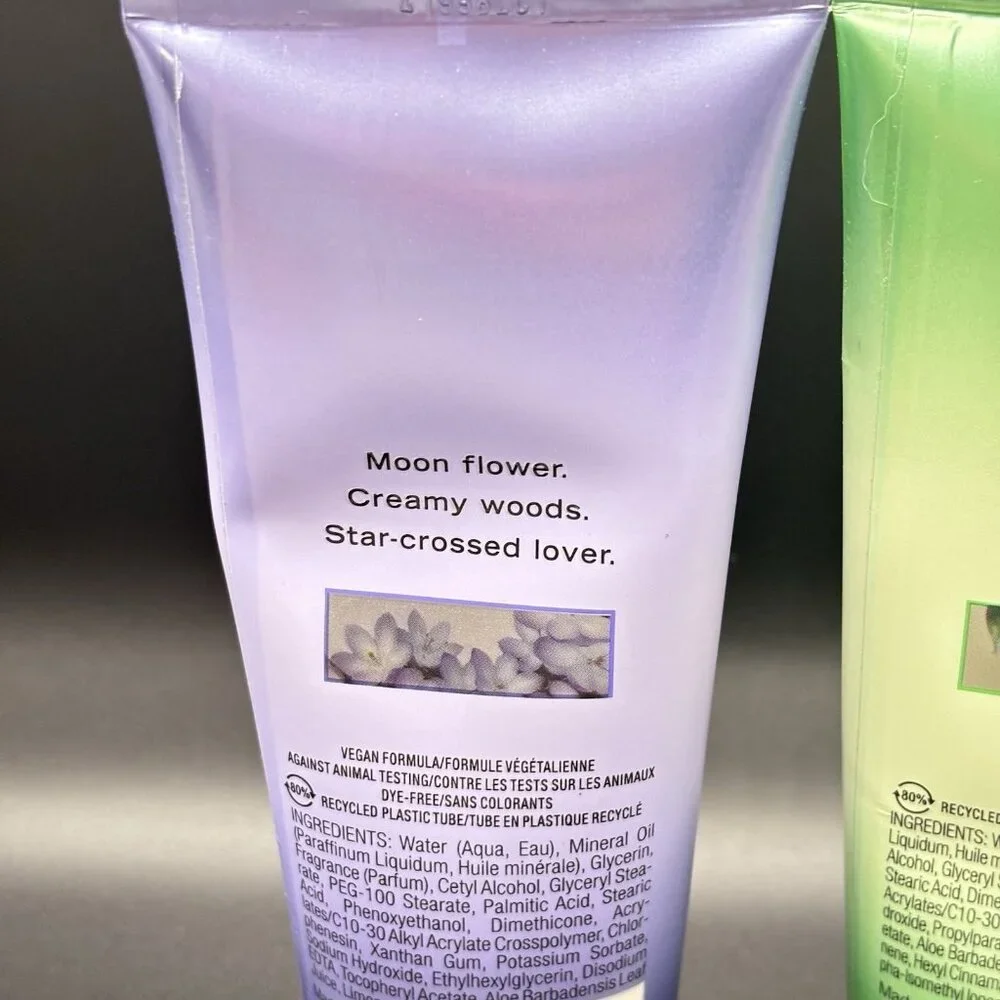 Set Of 2 Victoria Secret Hydrating Body Lotion Pear Glacé & Midnight Bloom 8 oz - Picture 8 of 16